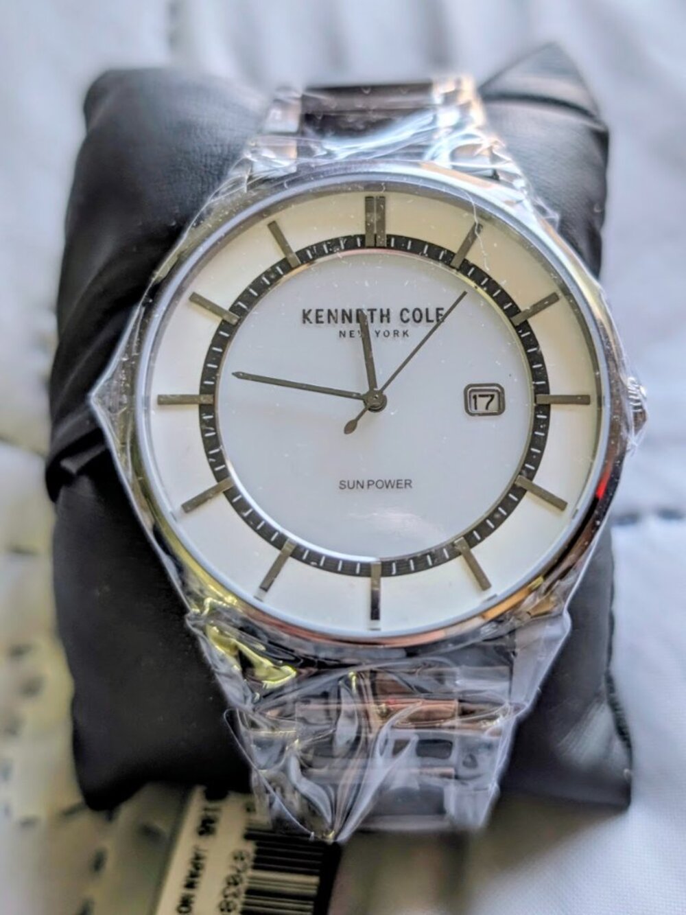 Kenneth Cole New York Men's 42mm Silver Sun Power Solar Watch KC50784003 - NEW